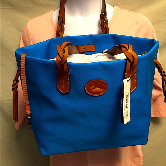 Dooney & Bourke Handbags - Dooney & Bourke Dark Turquoise, Sturdy Nylon Tote